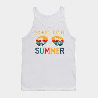 Schools Out For Summer Retro Last Day Of School Teacher Boy T-Shirt Tank Top